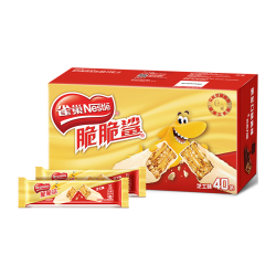 雀巢 抗饿解馋 威化饼干  盒装 40袋 744g