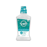 Tom's of Maine 汤姆小屋Toms 天然成人漱口水473ml 海盐薄荷味（无氟）