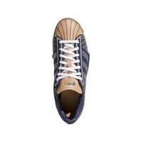 adidas/阿迪达斯 男女经典贝壳头板鞋 深牛仔蓝/棕色/白