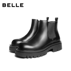 BeLLE 百丽 厚底切尔西靴A2286DD5