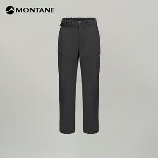 MONTANE盟泰恩CIMA XT PANTS男女横绒软壳裤 多功能防泼水徒步耐磨软壳裤 男款（深灰） L 34