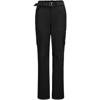 MONTANE盟泰恩CIMA XT PANTS男女横绒软壳裤 多功能防泼水徒步耐磨软壳裤 女款（黑色） XL 36