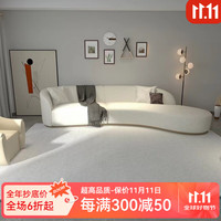 绅士狗 致尚美学羊毛客厅地毯青茶-灰白 1.6*2.4米