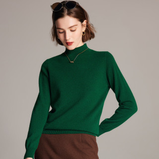 帕罗 100%山羊绒 高品质 女士羊绒衫 翠绿(20色可选)