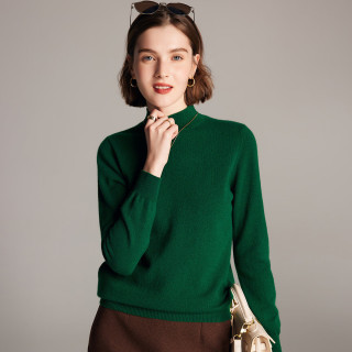 今日必买：帕罗 100%山羊绒 高品质 女士羊绒衫 翠绿（20色可选）
