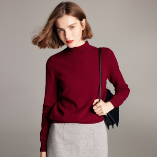 今日必买：帕罗 过年必备！100%山羊绒 高品质 女士羊绒衫 新年红（20色可选）