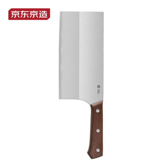 京东京造 9系菜刀 家用切片刀具锋利 进口乌檀木柄 90Cr