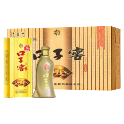 口子窖 5年型40.8度400mL*4瓶手提装 五年型白酒送长辈 官方旗舰店