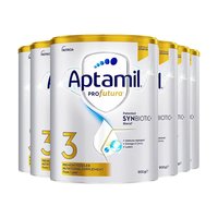 Aptamil 爱他美 白金婴幼儿奶粉3段 900g*6罐