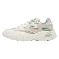 361运动鞋夏季网面透气鞋子时尚百搭女休闲鞋男老爹鞋 羽毛白672421104-1