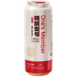 1号会员店 麦香浓郁 比利时风味小麦白啤酒