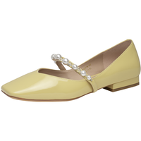 蹀愫女鞋春夏透气玛丽珍晚晚风方头平底女单鞋