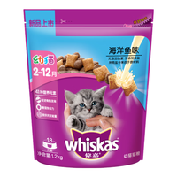伟嘉 hiskas 伟嘉 幼猫猫粮1.2kg海洋鱼味全价粮