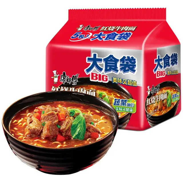 康师傅 大食袋 红烧牛肉面