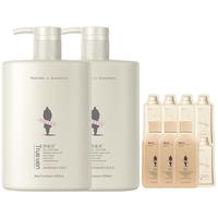 阿道夫茶树精油男士洗发水两瓶装 沐浴露两瓶装