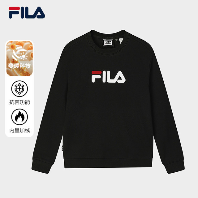 FILA 斐乐 情侣加绒套头卫衣