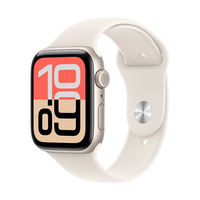 Apple Watch SE 3 智能手表 GPS+蜂窝版 44mm 星光色 铝金属 星光色运动型表带 S/M
