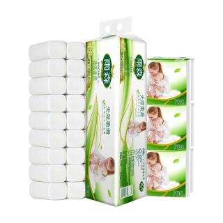 雨森 6层加厚无芯卷纸 4提