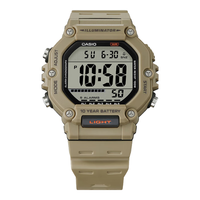 卡西欧（CASIO）手表经典小方块防水运动电子儿童手表 AE-1600H-5AVPF