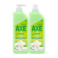 AXE 斧头 牌洗洁精花茶1.18kg*2植物茶除腥果蔬去油大桶洗碗液家用