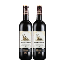 罗莎 法国红酒田园经典干红葡萄酒750ml×2瓶