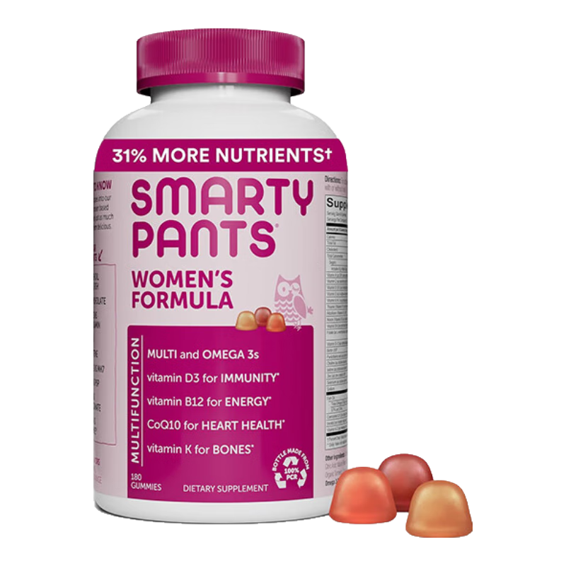  SmartyPants 加速新陈代谢 女士复合维生素软胶囊  加速新陈代谢呵护心脏 180粒