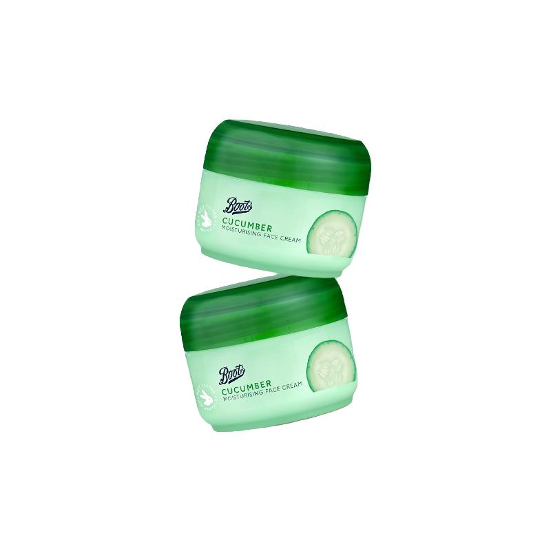 Boots 博姿 小黄瓜保湿美白面霜  100ml*2