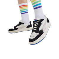 PUMA 彪马 男女同款鞋经典低帮运动休闲板鞋 SKY LX 375876 黑色-米白色-01 40