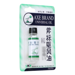 梁介福 斧标驱风油 3ml 鼻塞头痛 舟车晕浪 蚊虫叮咬