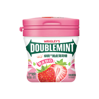 DOUBLEMINT 绿箭 脆皮软心薄荷糖 草莓味 80g