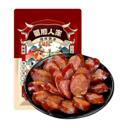 蜀腊人家 川味香肠，四川腊肠麻辣风味，手工腊味年货烹饪食用496g