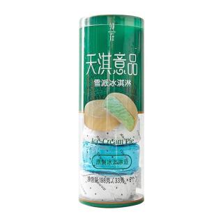 天淇 意品雪派冰淇淋 酸奶抹茶味 33g*6个