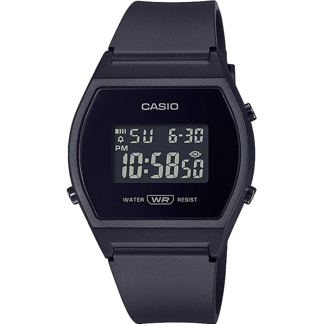 CASIO 运动手表 LW-204-1BCF, 黑色, 休闲