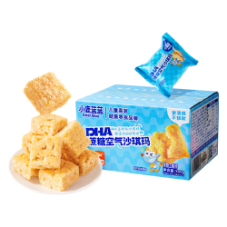 小鹿蓝蓝 DHA 0蔗糖空气沙琪玛 500g