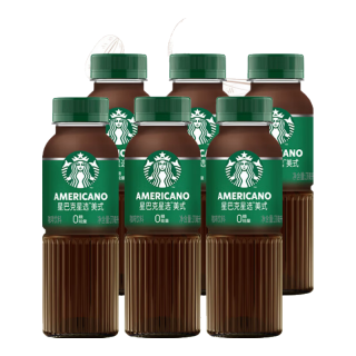 星巴克 星选即饮咖啡 美式 270ml*6瓶