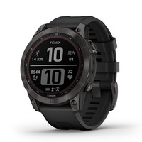 国家补贴:GARMIN 佳明 Fenix 7 运动手表 010-02540-28 碳黑色 42mm DLC旗舰版