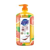超能洗洁精家庭装家用大桶西柚去腥洗涤剂洗碗液按压瓶食堂饭店 【购买6斤】1.5kg*2瓶