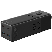 公牛 GNV-MC1203 氮化镓插座 1C2A+3插孔快充插座多功能桌面插排USB快充多孔接线板插头排插 1件装