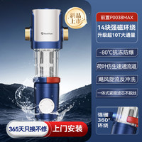 惠尔顿 WHEELTON 前置过滤器 P0038MAX 8T大通量反冲洗净水器自动刮洗升级抗菌