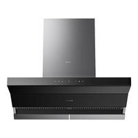 COLMO【 黑珍珠油烟机C2】  欧侧一体纤薄 AI辅助一键蒸汽洗  27大吸力 侧吸油烟机燃气灶套装 曜石黑 CXKP927S-C2油烟机