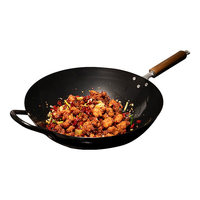 KANDA 神田 日本窒化炒锅 铁神MAX 34cm（含玻璃盖）