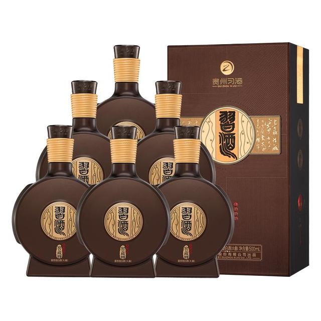 淘金币可用、今日必买：习酒 窖藏1988 53%vol 酱香型白酒 500ml*6瓶