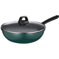 炊大皇（COOKER KING）翠釜30cm炒锅 易洁平底不粘锅 电磁炉通用炒菜锅煎锅 BG30MW 【翠釜系列】炒菜锅 30cm