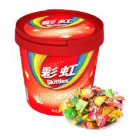 彩虹糖桶装滋滋气泡缤纷果味糖果零食休闲250g20 混合缤纷水果味【50粒】 250g 1桶