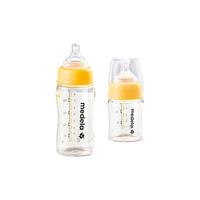 medela 美德乐 新生儿宽口径玻璃奶瓶自然实感防胀气耐高温玻璃奶瓶
