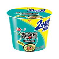 统一 双面饼藤椒牛肉面 桶装 1740g