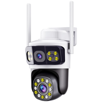 中沃4g无线摄像头无需连wifi手机远程家用监控器360度无死角带夜视无需网络插卡高清防水全景户外