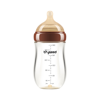 世喜 玻璃奶瓶0-6个月新生儿奶瓶  240ml