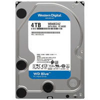 Western Digital西部数据 西数蓝盘1TB 机械硬盘 3.5英寸办公家用储存台式机电脑硬盘 4T 5400转 256MB