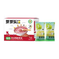 芽芽乐 有机胚芽米面粉面条送宝宝婴儿幼儿童辅食食谱 富含膳食纤维配方